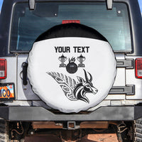 Personalised South Africa and New Zealand Spare Tire Cover Champion History Go Final 2023 Vintage Style LT03 - Polynesian Pride