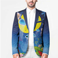 Palau Jellyfish Blazer Ocean Heritage Tropical Plants - Polynesian Pride