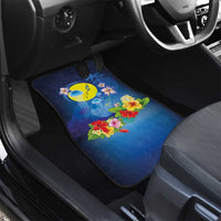 Palau Jellyfish Car Mats Ocean Heritage Tropical Plants - Polynesian Pride