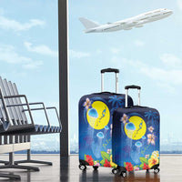 Palau Jellyfish Luggage Cover Ocean Heritage Tropical Plants - Polynesian Pride