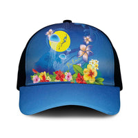 Palau Jellyfish Mesh Trucker Cap Ocean Heritage Tropical Plants - Polynesian Pride