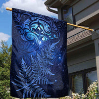 New Zealand Matariki Garden Flag Maori Pattern and Silver Fern