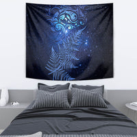 New Zealand Matariki Tapestry Maori Pattern and Silver Fern