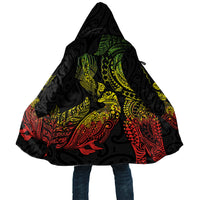 Aotearoa Moko Tribal Tattoo Cloak New Zealand Maori Penguin and Fantail Reggae Style LT03 Unisex Multicolor - Polynesian Pride