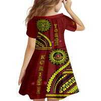 Kolisi Tonga Atele Family Matching Off Shoulder Maxi Dress and Hawaiian Shirt Ngatu and Polynesian Pattern LT03 - Polynesian Pride