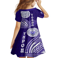 Tupou College Toloa Family Matching Long Sleeve Bodycon Dress and Hawaiian Shirt Ngatu and Polynesian Pattern