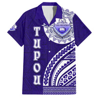 Tupou College Toloa Family Matching Long Sleeve Bodycon Dress and Hawaiian Shirt Ngatu and Polynesian Pattern