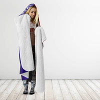 Kolisi Tonga Atele and Tupou College Toloa Hooded Blanket Ngatu and Polynesian Spiral Pattern LT03 - Polynesian Pride