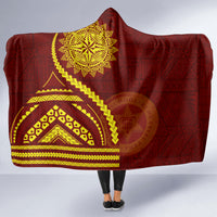 Tonga High School Hooded Blanket Ngatu and Polynesian Pattern