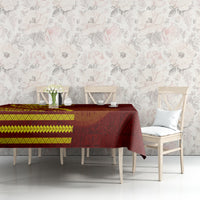 Tonga High School Tablecloth Ngatu and Polynesian Pattern