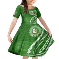 Liahona High School Family Matching Tank Maxi Dress and Hawaiian Shirt Ngatu and Polynesian Pattern