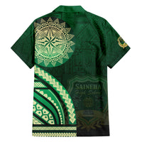 Saineha High School Family Matching Summer Maxi Dress and Hawaiian Shirt Ngatu and Polynesian Pattern LT03 - Polynesian Pride