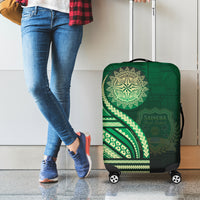 Saineha High School Luggage Cover Ngatu and Polynesian Pattern LT03 - Polynesian Pride