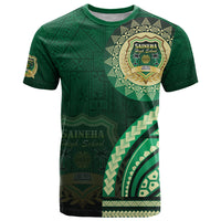 Saineha High School T Shirt Ngatu and Polynesian Pattern