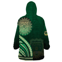 Saineha High School Wearable Blanket Hoodie Ngatu and Polynesian Pattern LT03 - Polynesian Pride