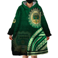 Saineha High School Wearable Blanket Hoodie Ngatu and Polynesian Pattern LT03 - Polynesian Pride