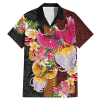 Papua New Guinea Birds and Frangipani Family Matching Mermaid Dress and Hawaiian Shirt Melanesian Art Tattoos - Polynesian Pride