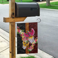 Papua New Guinea Birds and Frangipani Garden Flag Melanesian Art Tattoos - Polynesian Pride