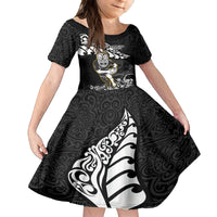 new-zealand-rugby-family-matching-summer-maxi-dress-and-hawaiian-shirt-maori-warrior-rugby-silver-fern-tribal-pattern