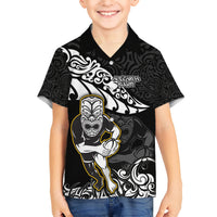 New Zealand Rugby Hawaiian Shirt Maori Warrior Rugby Silver Fern Tribal Pattern LT03 - Polynesian Pride