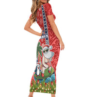 hawaii-christmas-short-sleeve-bodycon-dress-the-santa-surfing-hawaii-xmas-style