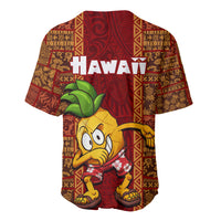 Hawaii Baseball Jersey Aloha Funny Pineapple Mix Kakau Hawaiian Tribal LT03 - Polynesian Pride