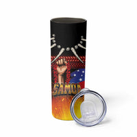 Personalised Samoan Spirit - Samoa Tribal Heritage Skinny Tumbler