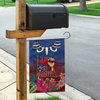 Proud of Samoa Garden Flag Ula Nifo with Samoa 685 and Hibiscus Tapa Tribal Pattern