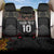 Custom New Zealand Rugby Back Car Seat Cover Black Fern Maori Tribal Pattern