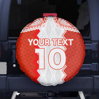Custom Tonga Rugby Spare Tire Cover Ikale Tahi Ngatu Tribal Pattern LT03 - Polynesian Pride