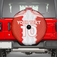 Custom Tonga Rugby Spare Tire Cover Ikale Tahi Ngatu Tribal Pattern LT03 - Polynesian Pride