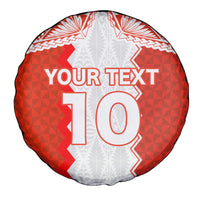 Custom Tonga Rugby Spare Tire Cover Ikale Tahi Ngatu Tribal Pattern LT03 - Polynesian Pride