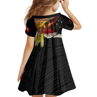 Papua New Guinea Remembrance Day Family Matching Tank Maxi Dress and Hawaiian Shirt Bird of Paradise Plumeria Flower and Polynesian Pattern LT03 - Polynesian Pride