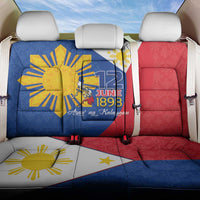Philippines Independence Day Back Car Seat Cover Araw ng Kalayaan Polynesian Sun and YAKAN Pattern