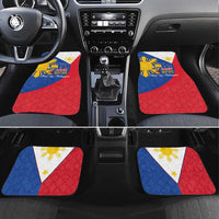 Philippines Independence Day Car Mats Araw ng Kalayaan Polynesian Sun and YAKAN Pattern