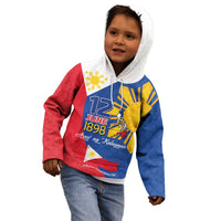 Philippines Independence Day Kid Hoodie Araw ng Kalayaan Polynesian Sun and YAKAN Pattern