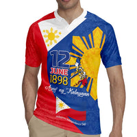 Philippines Independence Day Rugby Jersey Araw ng Kalayaan Polynesian Sun and YAKAN Pattern