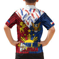 Philippines Independence Day 126th Anniversary Family Matching Tank Maxi Dress and Hawaiian Shirt Polynesian Pattern National Flag Style