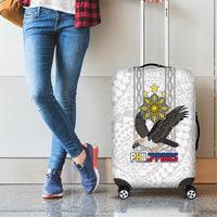 Philippines Eagle Week Luggage Cover Polynesian Pattern Barong Style LT03 - Polynesian Pride