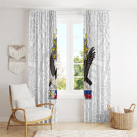 Philippines Eagle Week Window Curtain Polynesian Pattern Barong Style LT03 - Polynesian Pride