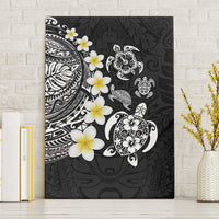 Hawaiian Plumeria Turtles Canvas Wall Art Polynesian Art Tattoo