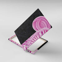 Samoan Art Tattoo Polynesian Pattern Canvas Wall Art Pink Out Color