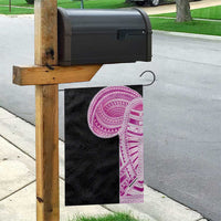 Samoan Art Tattoo Polynesian Pattern Garden Flag Pink Out Color