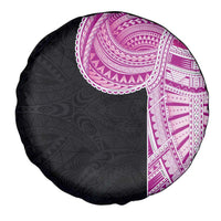 Samoan Art Tattoo Polynesian Pattern Spare Tire Cover Pink Out Color LT03 - Polynesian Pride