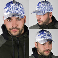 American Samoa Pago Pago Aeto Classic Cap Wingstyle Blue-White Color - Polynesian Pride