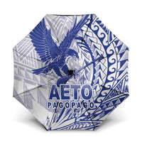 Samoa Pago Pago Aeto Umbrella Wingstyle Blue-White Color - Polynesian Pride
