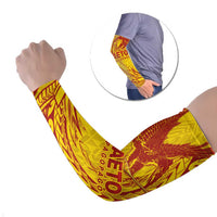 Samoa Pago Pago Aeto Arm Sleeves Wingstyle Red-Gold Color - Polynesian Pride