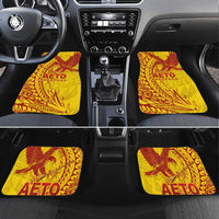 Samoa Pago Pago Aeto Car Mats Wingstyle Red-Gold Color - Polynesian Pride