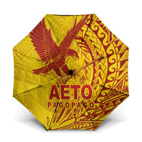 Samoa Pago Pago Aeto Umbrella Wingstyle Red-Gold Color - Polynesian Pride