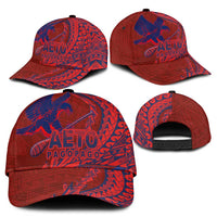 American Samoa Pago Pago Aeto Classic Cap Wingstyle Red-Blue Color - Polynesian Pride